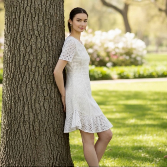 HD in Paris Georgia Eyelet Dress by Anthropologie - Picture 6 of 12